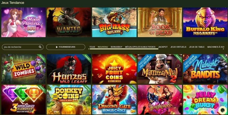 jeux tendance Thor Casino